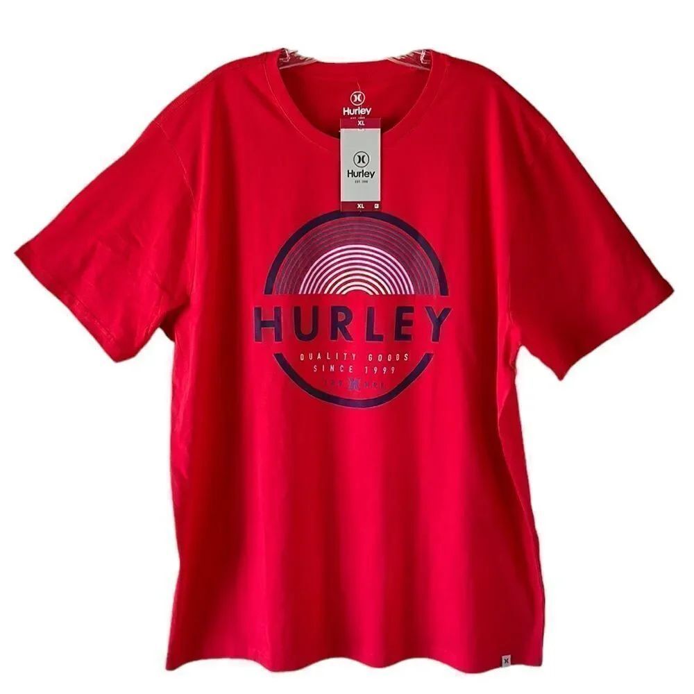 NEW Hurley Mens Red Tee